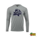 Captain T-Cock's Fishing Tours Bahama Performance Hooded Long Sleeve T-Shirt