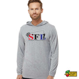 Student Fishing League UPF 50+ Hooded Long Sleeve T-shirt