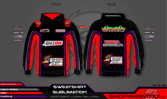 Larry Bellman Fire Suit Replica Hoodie