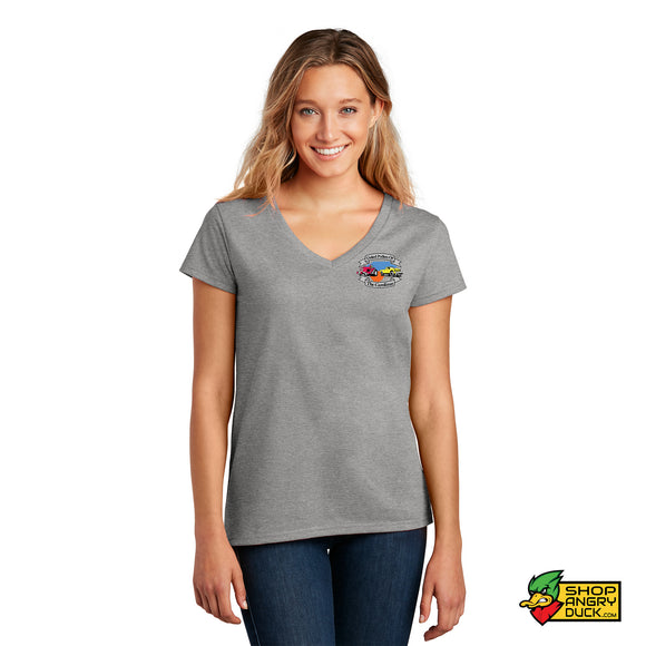 UPOC Illustrated Ladies V-Neck T-shirt