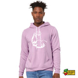 Sculpt Fitness White ARM Logo Hoodie