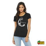 Sculpt Fitness White ARM Logo Ladies T-shirt