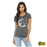Sculpt Fitness White ARM Logo Ladies T-shirt