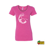 Sculpt Fitness White ARM Logo Ladies T-shirt