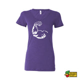 Sculpt Fitness White ARM Logo Ladies T-shirt