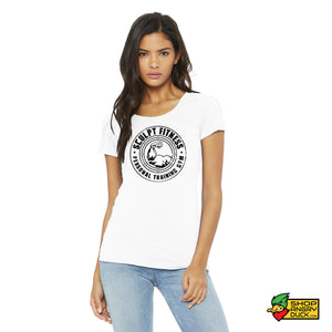 Sculpt Fitness Black Circle Logo Ladies T-shirt