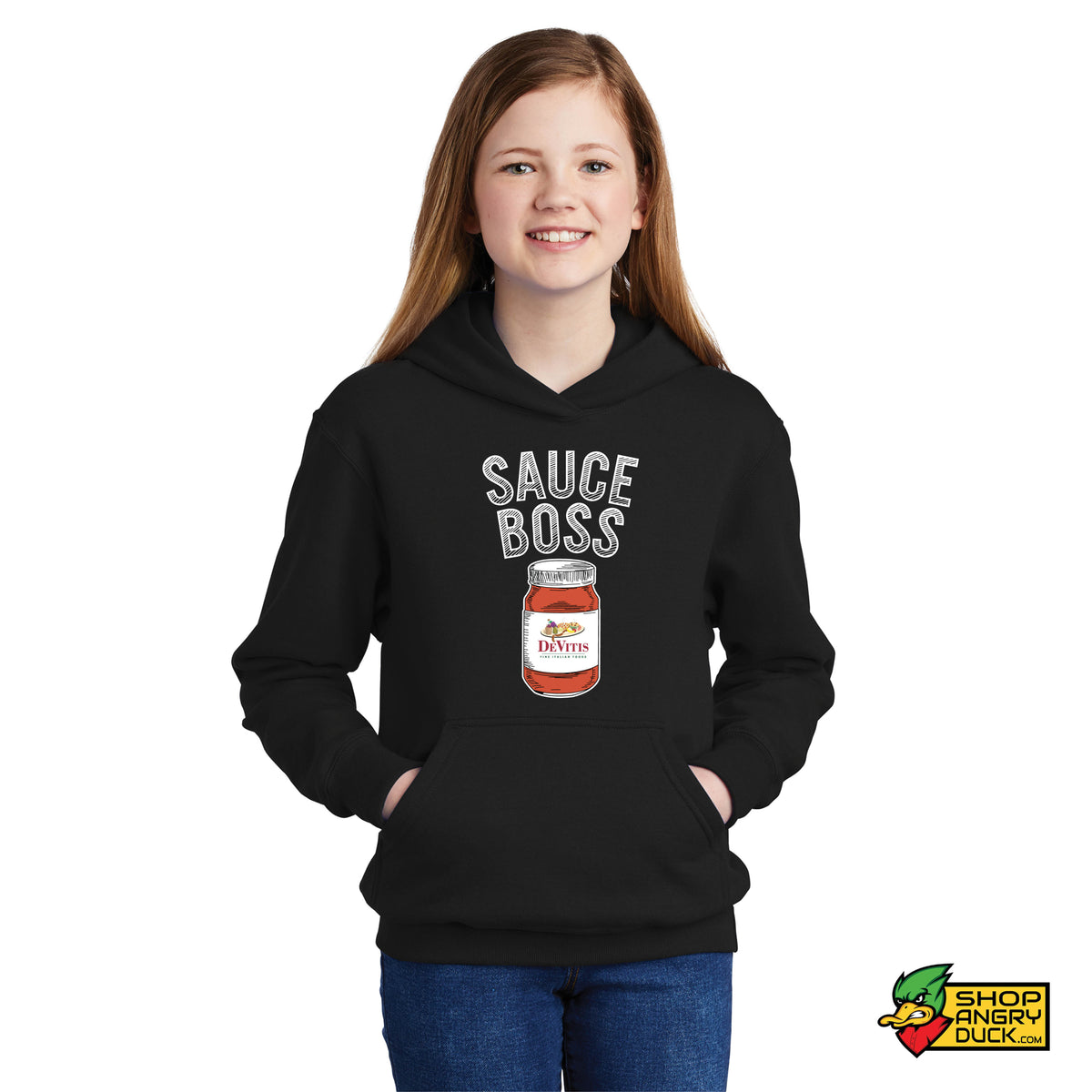 DeVitis Italian Market - Sauce Boss Youth Hoodie – ShopAngryDuck.com