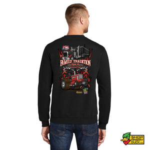 Family Tradition Pulling Team 2022 Illustrated Crewneck Sweatshirt