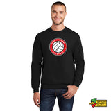 Elms Volleyball Circle Logo Crewneck Sweatshirt