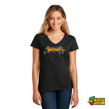 Spending Their Inheritance Logo Ladies V-Neck T-Shirt