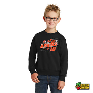 Justin Adams Racing Illustrated Youth Crewneck Sweatshirt
