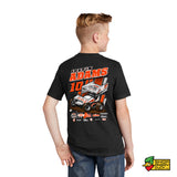 Justin Adams Racing Youth Illustrated T-Shirt
