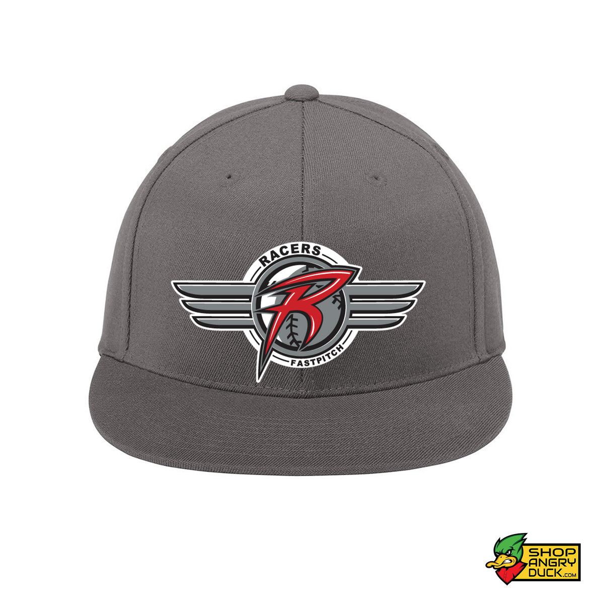 Akron Racers Flexfit Flat Bill Cap – ShopAngryDuck.com