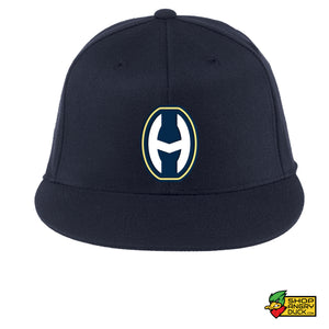 Hoban Baseball PVC Emblem Flexfit Flat Bill Cap