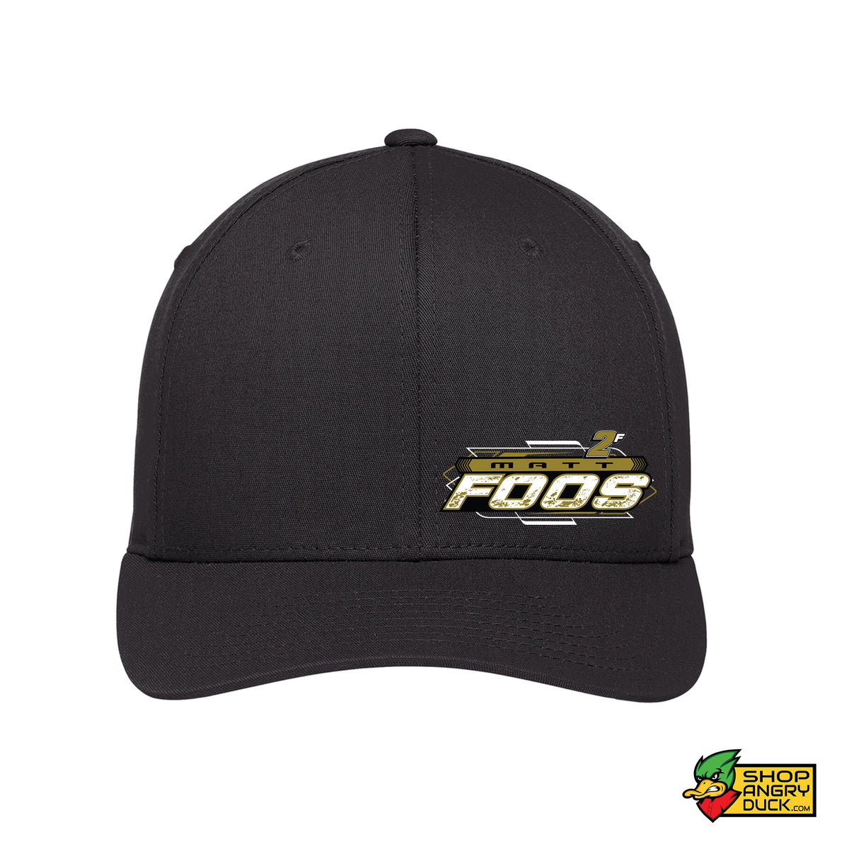 Matt Foos Flexfit Flat Cap – ShopAngryDuck.com
