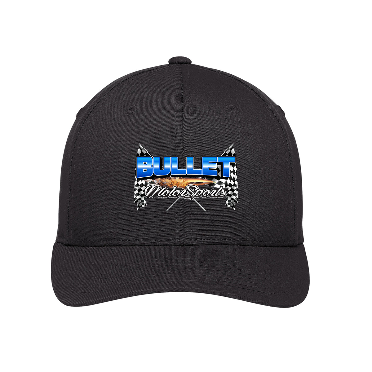 Bullet Motorsports Flexfit Flat Cap – ShopAngryDuck.com