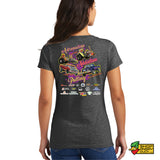 Adrenaline Addiction Pulling Ladies V-Neck T-Shirt