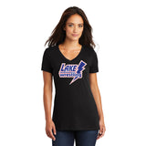 Lake Wrestling Ladies V-Neck T-Shirt