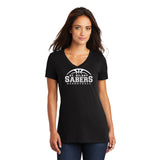 St. Hilary Basketball Ladies V-Neck T-Shirt