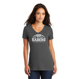 St. Hilary Basketball Ladies V-Neck T-Shirt