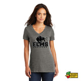Elms Panthers Ladies V-Neck T-shirt 4