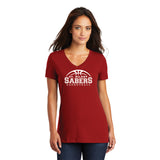 St. Hilary Basketball Ladies V-Neck T-Shirt