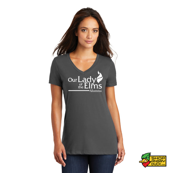 Our Lady of the Elms Alumna Ladies V-Neck T-shirt