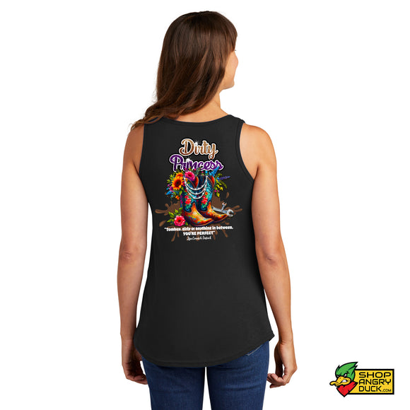 Jostock Pulling Team - Dirty Princess Illustrated Ladies Muscle Tank