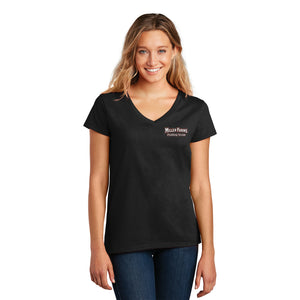 Miller Farms Pulling Team Flag V-Neck T-Shirt
