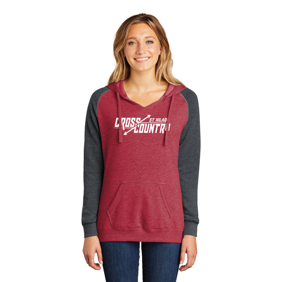 St. Hilary Cross Country District ® Lightweight Fleece Raglan Ladies Hoodie