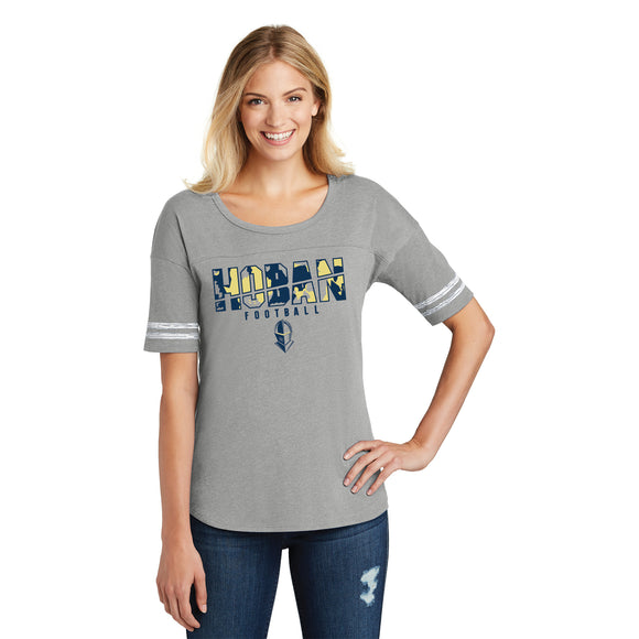 Hoban Football Camo Scorecard Tee