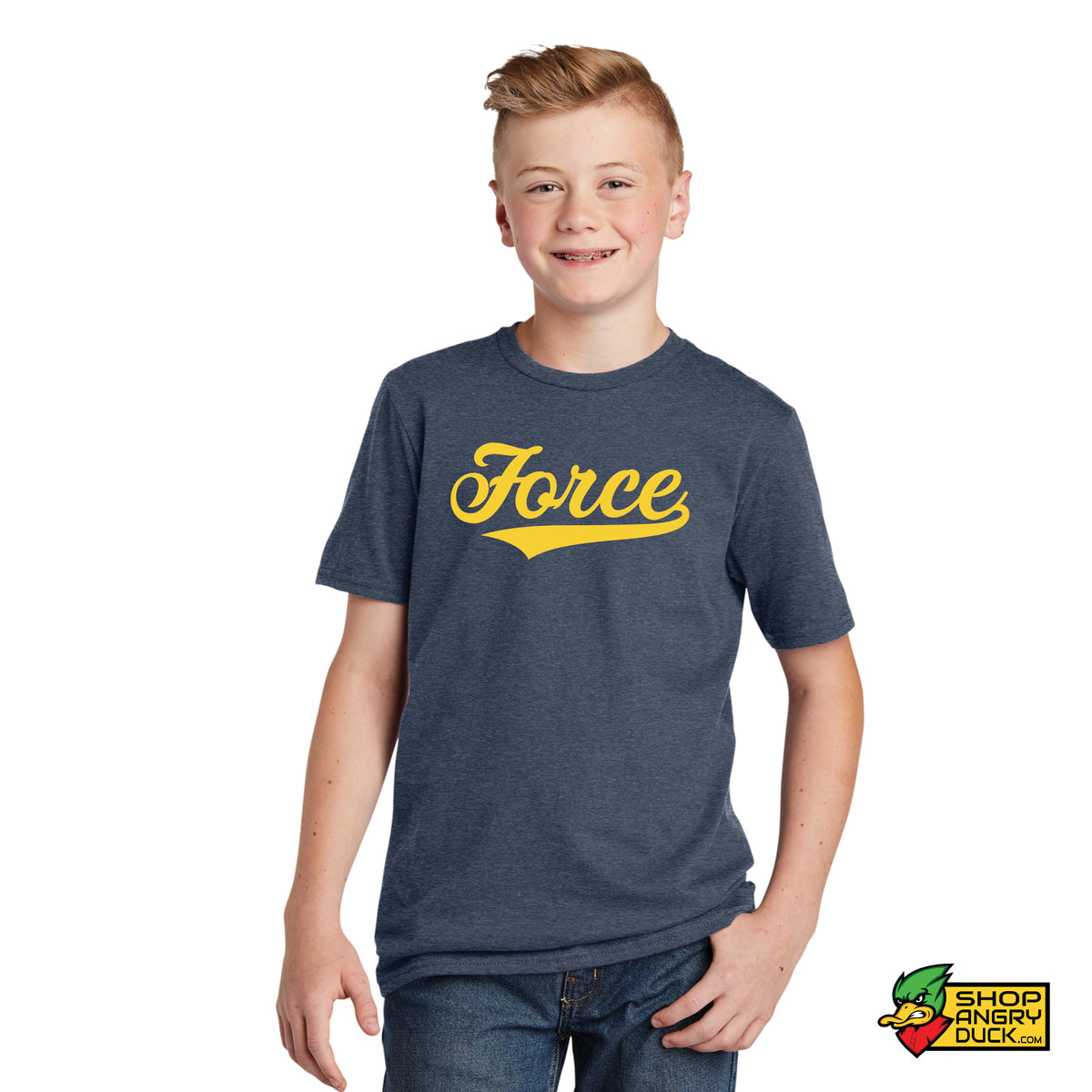 Force Script Logo Youth T-Shirt – ShopAngryDuck.com