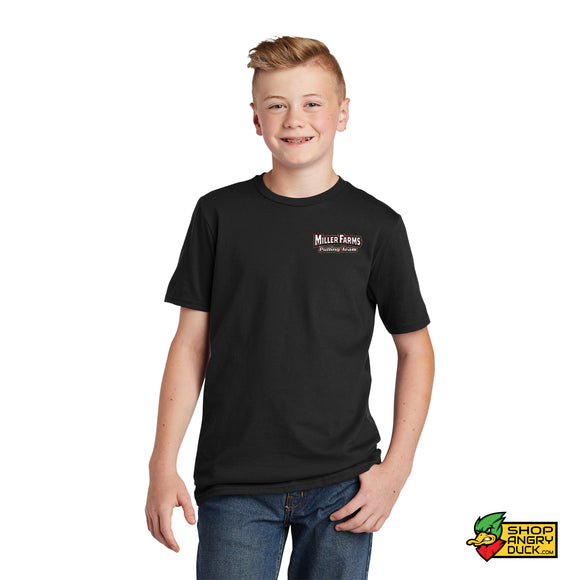 Miller Farms Pulling Team Flag Youth T-Shirt