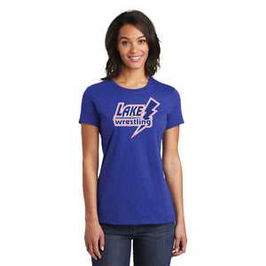 Lake Wrestling Ladies Fitted T-Shirt