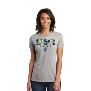 Hoban Football Camo Ladies T-Shirt