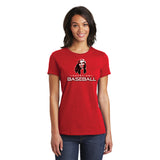 Arcadia Baseball Ladies Fitted T-shirt