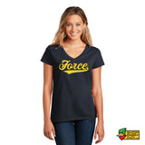 Force Script Logo V-Neck T-Shirt