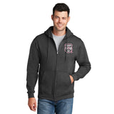 Greentown Fire Dept. Fight Cancer Full Zip Hoodie