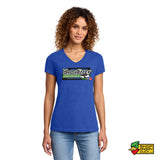 Ohio Valley Late Model Dirt Series Ladies V-Neck T-Shirt