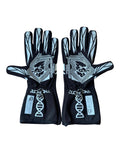 Black and White — ShopAngryDuck.Com DNA Racing Gloves  —  SFI 3.3A/5 Certified