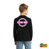 Studio West 2026 Left Chest Logo Long Sleeve Youth T-Shirt