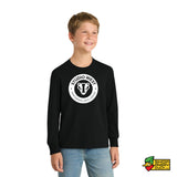 Studio West 2026 Circle Logo Long Sleeve Youth T-Shirt