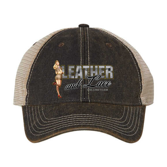 Leather and Lace Trucker Cap