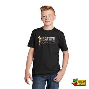 Leather and Lace Pulling Team Youth Logo T-Shirt