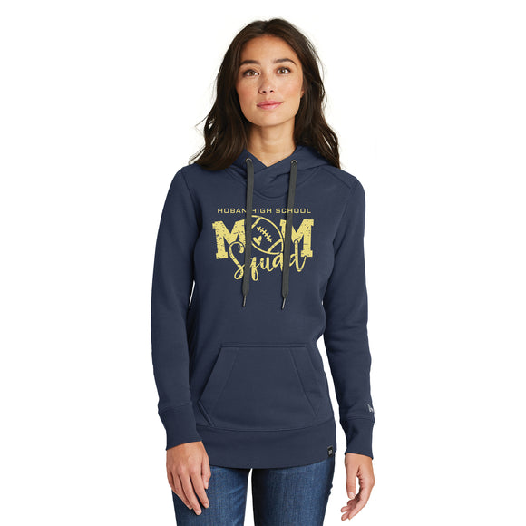 Hoban Football Mom Squad New Era Ladies Hoodie