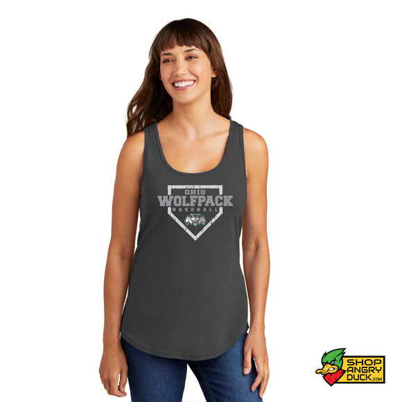 Ohio Wolfpack Baseball Homeplate Ladies Tank