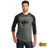 Panthers New Era 3/4-Sleeve Raglan Tee 3