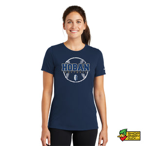 Hoban Softball Faded Ball  Nike Ladies Fitted T-shirt