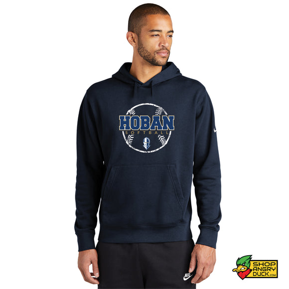 Hoban Softball Faded Ball Nike Hoodie