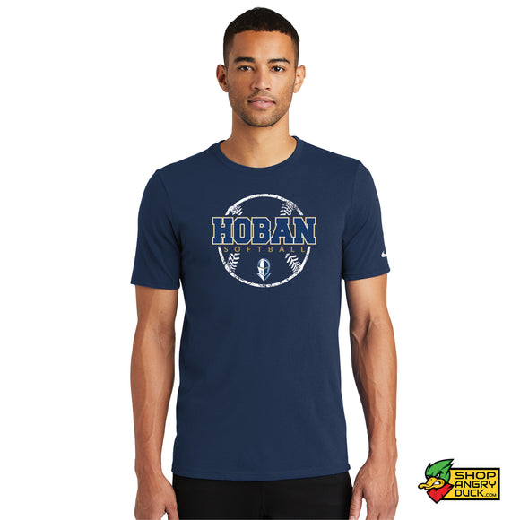 Hoban Softball Faded Ball Nike Cotton/Poly T-Shirt